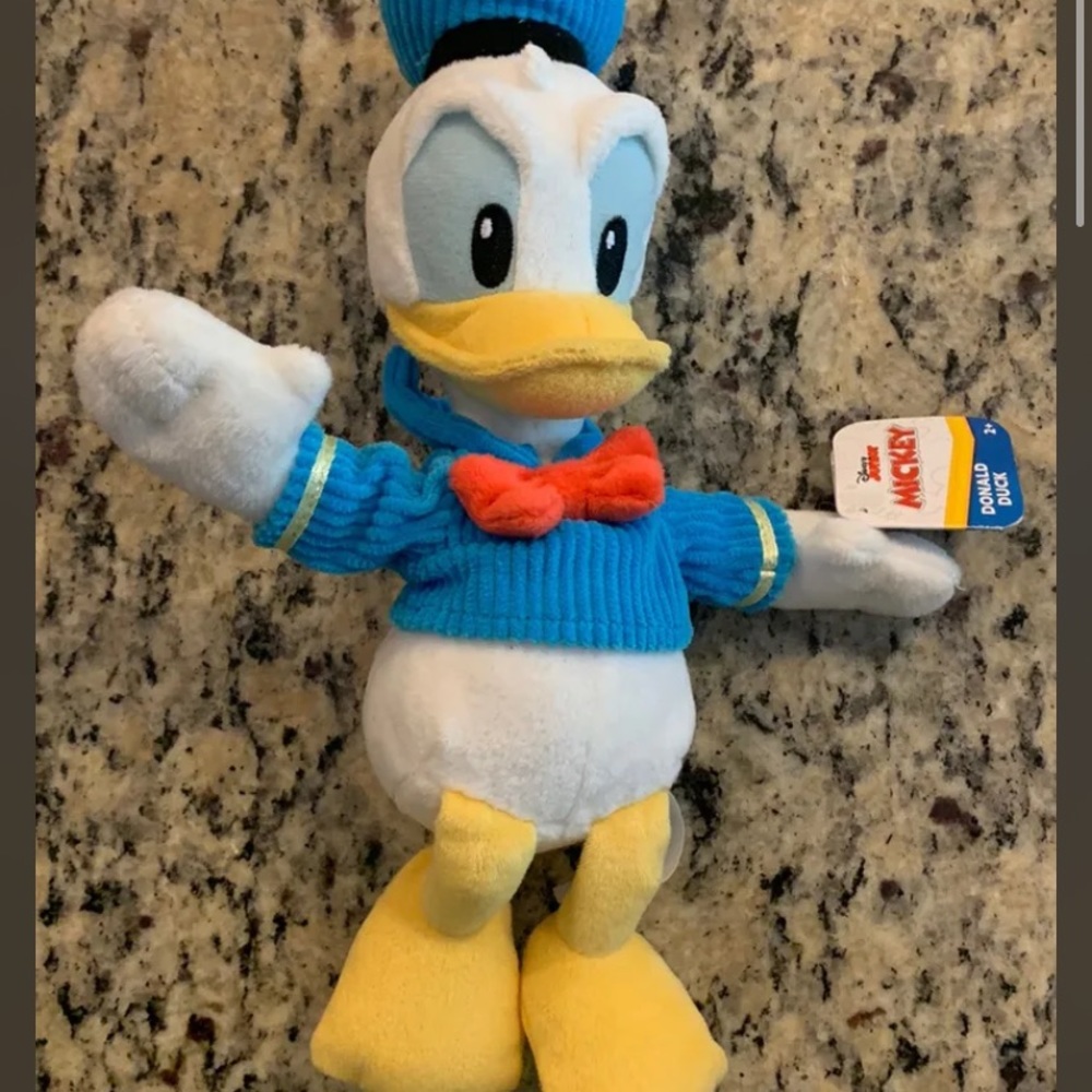 Disney Junior Mickey Donald Duck 10 inch Beanbag Plush Toy